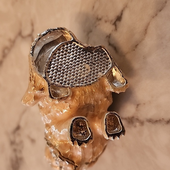 Vintage, rhinestone embellished cat trinket/jewelry box - Picture 5 of 8